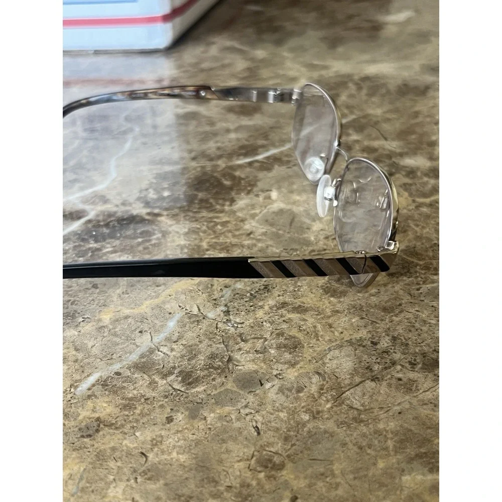 CHARMANT CH12112 BK Black Titanium Rectangular Womens Eyeglasses 52-18-135